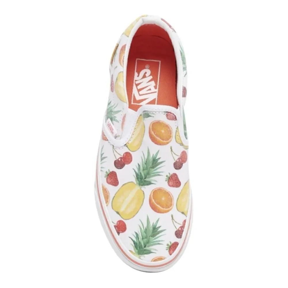 Vans Shoes Youth Size 3 Old Skool Slip On Fruit Design